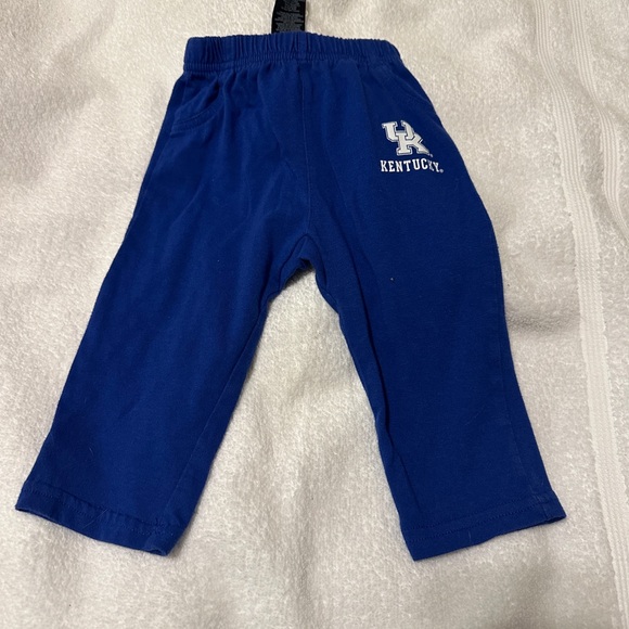 UK baby pants 6/9 months with UK design good condition blue - Picture 1 of 4